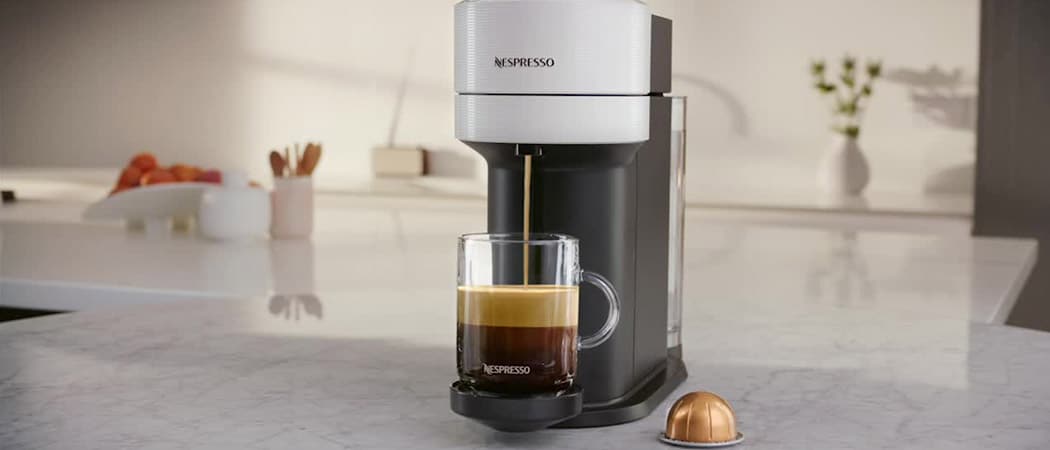 Nieuwe nespresso vertuo capsule