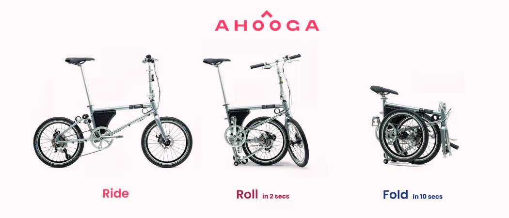Ahooga fiets toevouwen