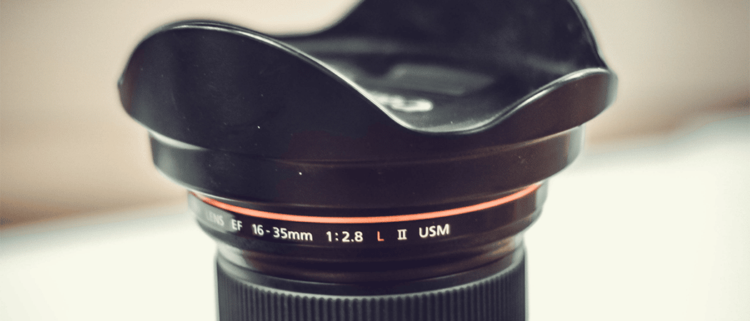 lens voor interieurfotografie