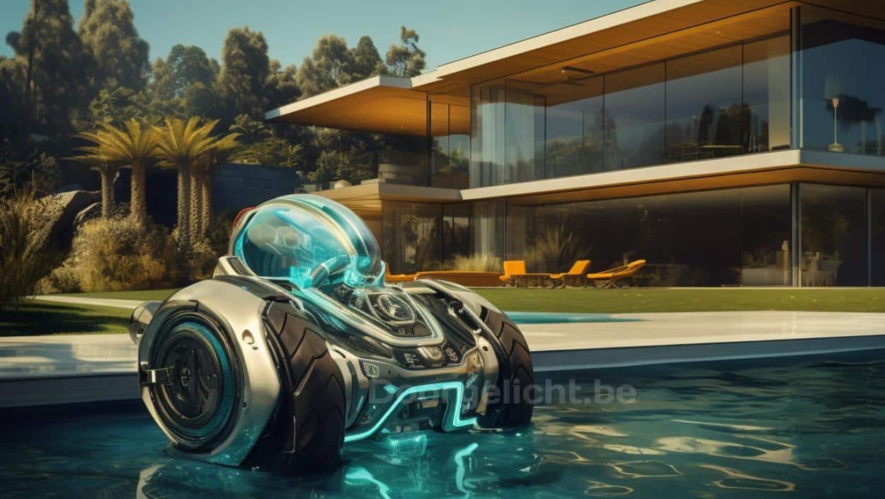 zwembadrobot van de toekomst